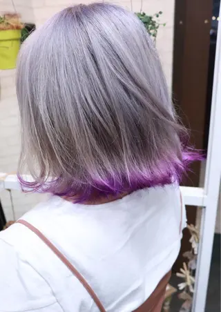 ショート カラー ヘアアレンジ エクステの神様 ▫️原島ユウヤ▫️のヘアスタイル