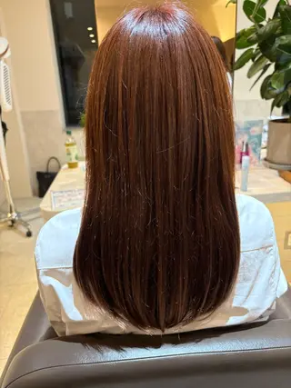ロング 藤本 早耶のヘアスタイル