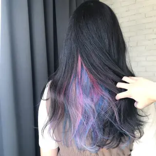ロング カラー ORIKA 美容室のヘアスタイル