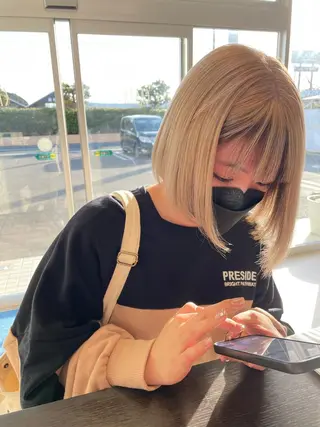 ショート カラー 松永 果菜のヘアスタイル