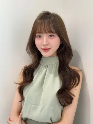 ヘアアレンジ 韓国ヘア/レイヤー カット SAKURAのヘアスタイル