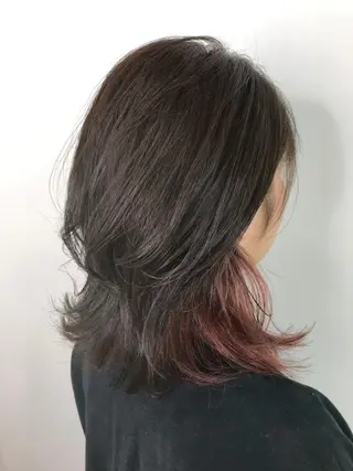 カラー 酸性ストレート/ブリ ーチなし/中村 匠のヘアスタイル