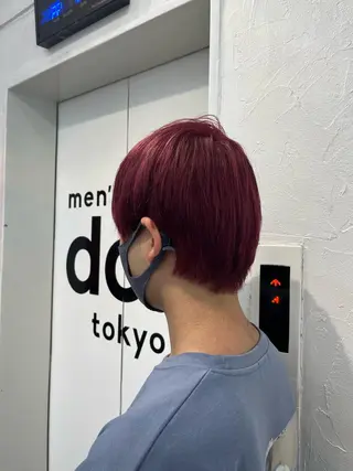 ミディアム カラー メンズショート美容師 💈高橋和真💈のヘアスタイル