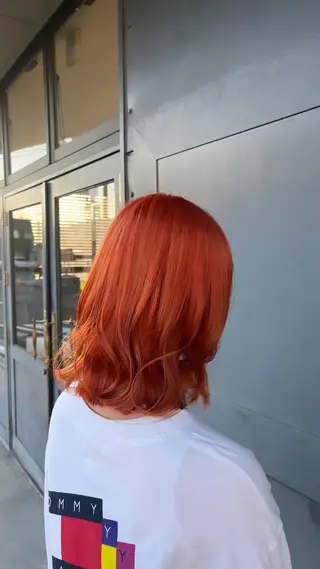 ミディアム 長瀬 友唯のヘアスタイル