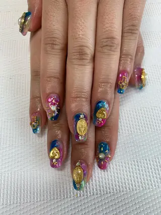 ネイル rukianail 新里のネイルデザイン