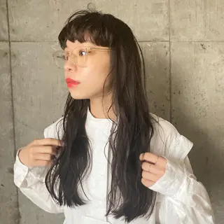 ロング パーマ ✂︎岡根 京花✂︎のヘアスタイル