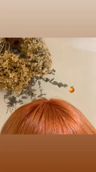 ショート カラー Blue 髪質改善 💎松藤 莉奈のヘアスタイル