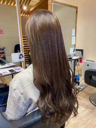 ロング カラー 関口 友行のヘアスタイル