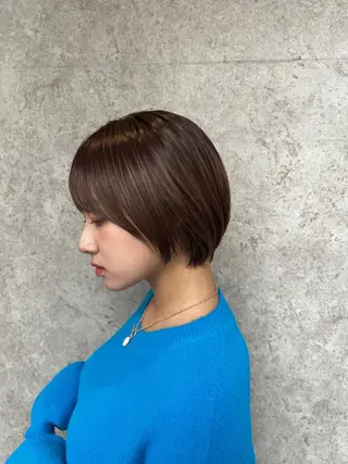 ショート レイヤーカット/ くびれヘア佐藤大空のヘアスタイル
