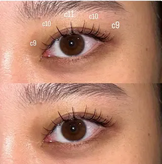 マツエク・マツパ NORA hinataのマツエク・マツパデザイン