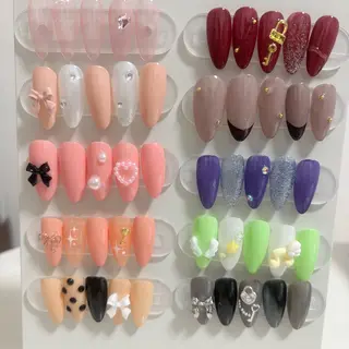ネイル leaf nail. Yoのネイルデザイン