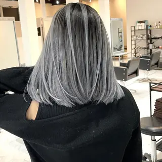 ミディアム カラー ヘアアレンジ アンドウ ユウ/ レイヤーカット/韓国のヘアスタイル