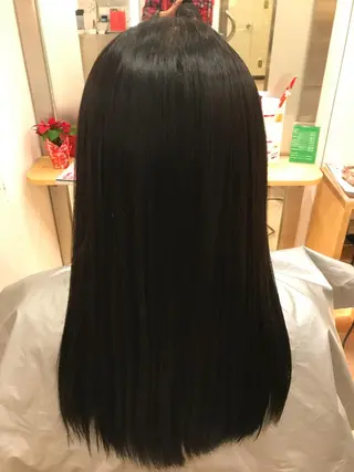ロング カラー CONTRAST HAIR所属・増子 祐馬のヘアスタイル