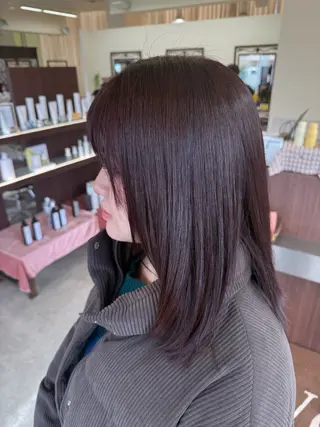 ミディアム 成田で1番安心できる 美容師 そうまのヘアスタイル