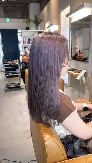 セミロング カラー 艶髪/ハイトーン💎 レイヤー/Reijiのヘアスタイル