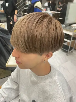 ショート カラー メンズ ❄️メンズカット 落合諒❄️のヘアスタイル