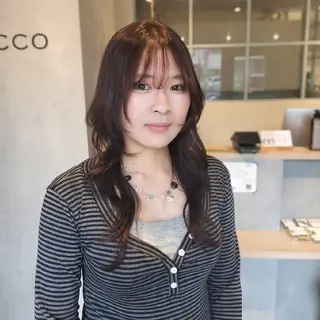 ロング カラー ROCCO ひなこのヘアスタイル