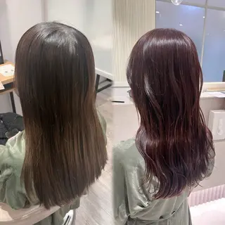 ロング カラー 💜小山田 愛美💜のヘアスタイル