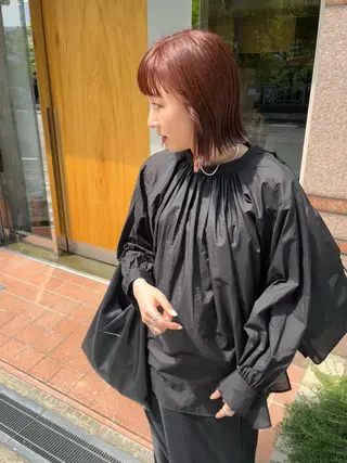 ミディアム カラー デザインカラー🥂 YUKAのヘアスタイル