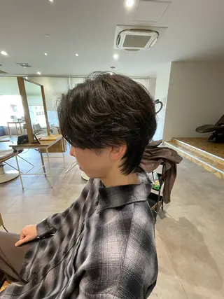 ミディアム 樋口 令惟のヘアスタイル