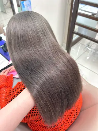 ロング カラー ハイトーン👱‍♀️ シールエクステ/彩花のヘアスタイル