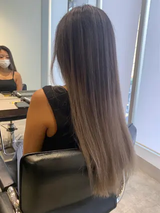 ロング カラー 園田 将士のヘアスタイル