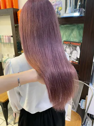 ロング カラー hina☺︎ 髪質改善/ストレートのヘアスタイル