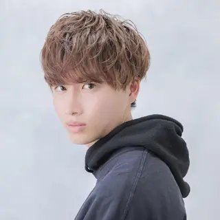 ショート カラー メンズ Mens salon ANDYのヘアスタイル