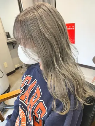 ロング カラー M IIのヘアスタイル