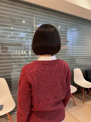 ショート リリカ🐈‍⬛ブリー チカラー/上永谷のヘアスタイル