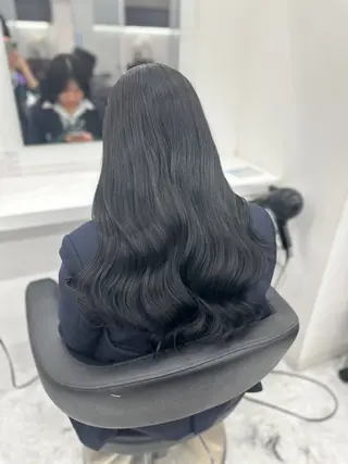 ロング カラー パーマ ヘアアレンジ メンズ キッズ ♥️韓国ヘア レイヤー♥️ゆりのヘアスタイル