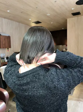 ショート カラー 産休中です 艶カラー♡オカのヘアスタイル