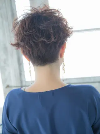 ショート カラー 池袋センターパート No.1 裕大のヘアスタイル