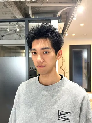 ショート メンズパーマ/メンズ カット/伊藤　げんのヘアスタイル