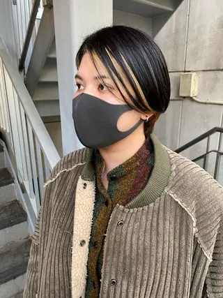 ショート pepin by merci所属・ari/ヘアセット レイヤーカット✂︎のヘアスタイル