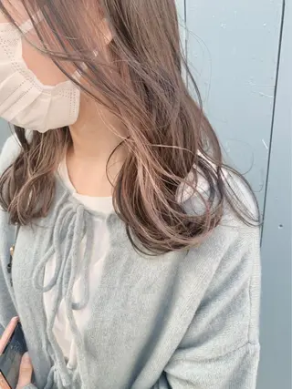 カラー ダメージレスブリーチ /艶髪/横須賀智也のヘアスタイル