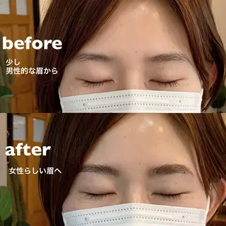 パーマ マツエク・マツパ AIRYVEIL所属・Uehara Tomomiの眉毛・アイブロウイメージ