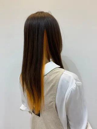 カラー ロング ルクール上越店　林 郁弥のヘアスタイル
