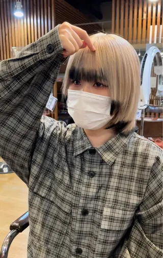 ショート カラー senjyu GINZA所属・バレイヤージュ/ハイ ライト/庄司鉄平のヘアスタイル