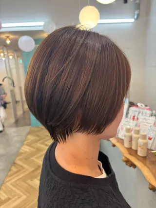 ショート ROMMY.所属・大木 華のヘアスタイル