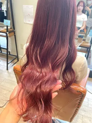 ロング 亀川蓮 Agu hairのヘアスタイル