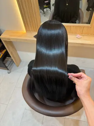 ロング attrait南堀江所属・KAISEI髪質改善 /縮毛矯正のヘアスタイル