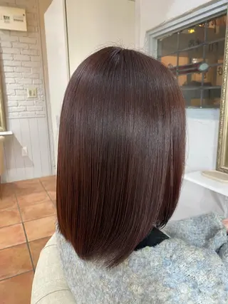 ミディアム 髪質改善美容室bokuno3号店所属・MAYU🩶土浦/ 髪質改善/矯正のヘアスタイル