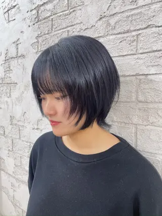 ミディアム ボブカットモデル 募集中りこ💎のヘアスタイル