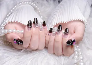 ネイル ☁️Minmin Tsuki💙🩵のネイルデザイン