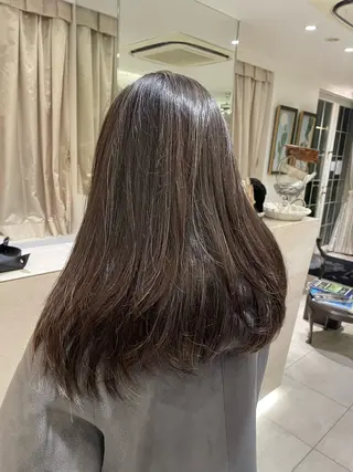 セミロング カラー 🫧コウノ ミナ🫧のヘアスタイル