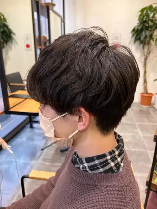 パーマ メンズ 暗髪/艶髪/Ono .のヘアスタイル