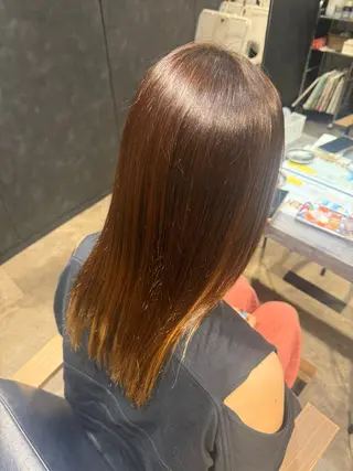ロング 武川 真歩のヘアスタイル