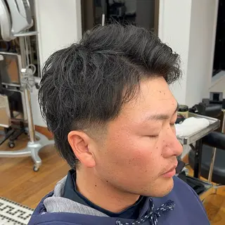 ショート メンズ メンズカット✂️ スキンフェード伊藤陸のヘアスタイル