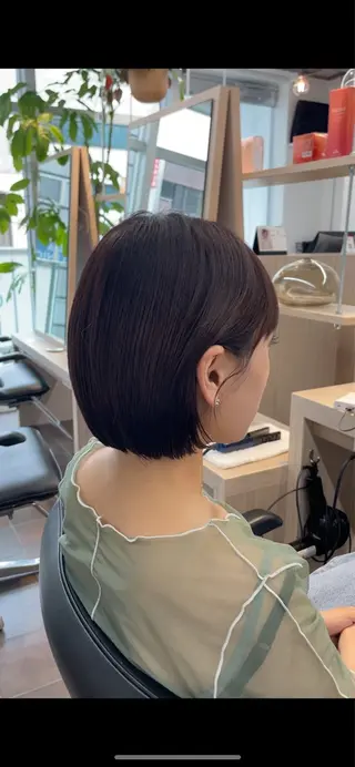 ショート レイヤーパーマ/ ショートパーマ/横浜のヘアスタイル